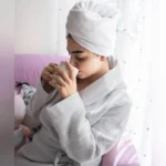 حوله پالتویی کلاه دار برایتون طوسی روشن نارین ساپ مدیوم