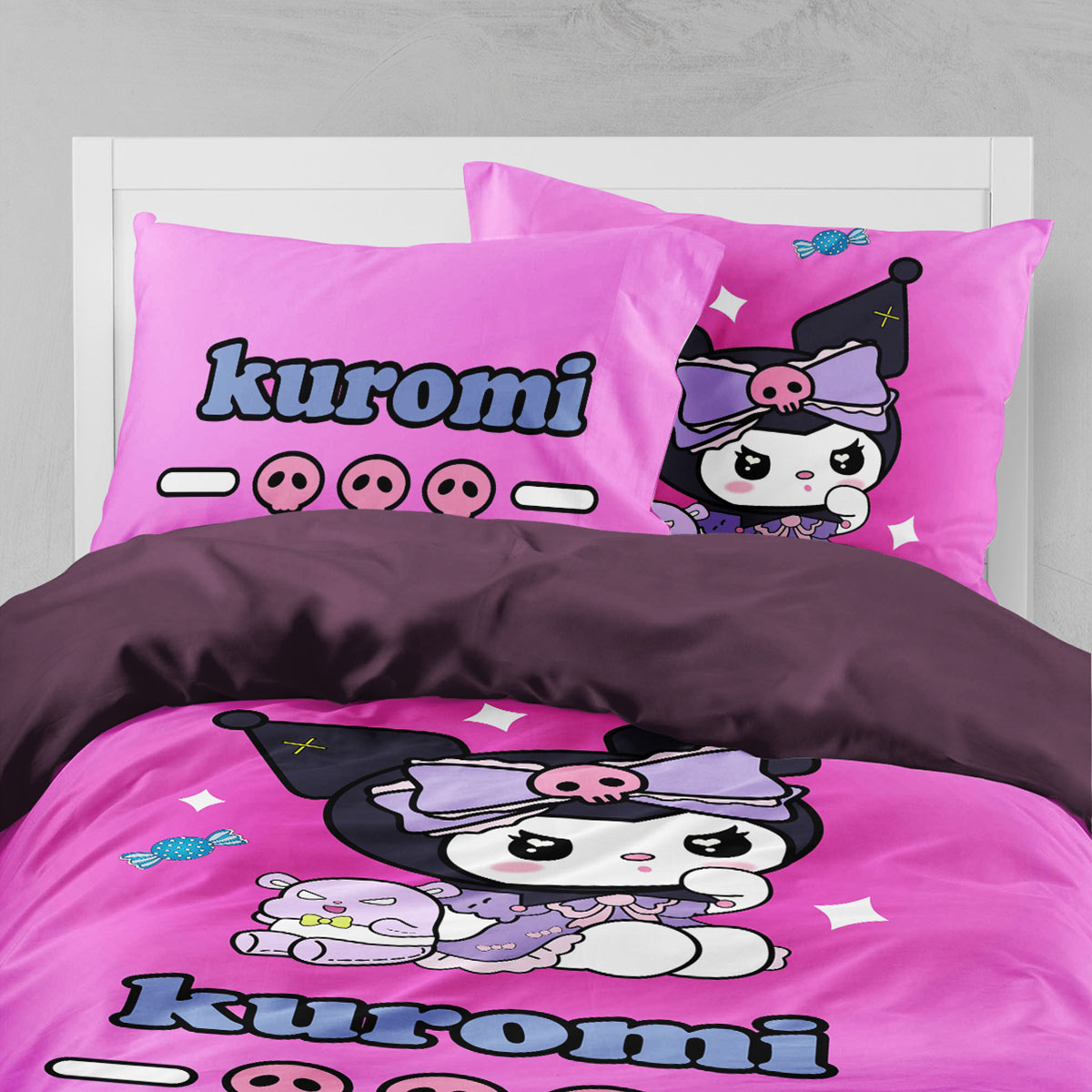 ست کاور لحاف نوجوان kuromi عروس مارکت ست کاور لحاف نوجوان kuromi عروس مارکت