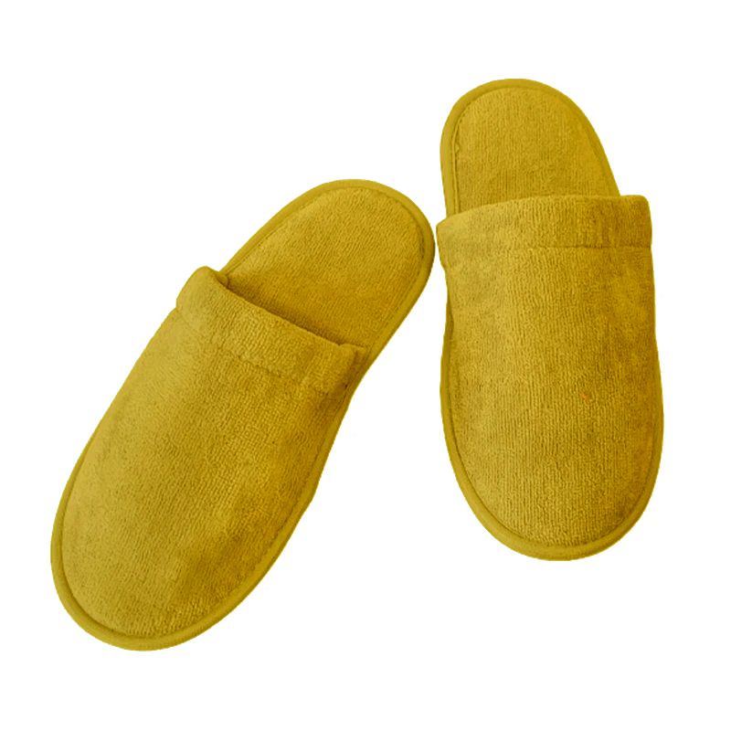 دمپايي-حوله-اي-ساده-ليمويي-پودايران دمپایی حوله ای ساده لیمویی پودایران 40 - تصویر 1